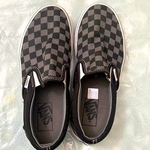 Vans checkered women size 7 women preloved